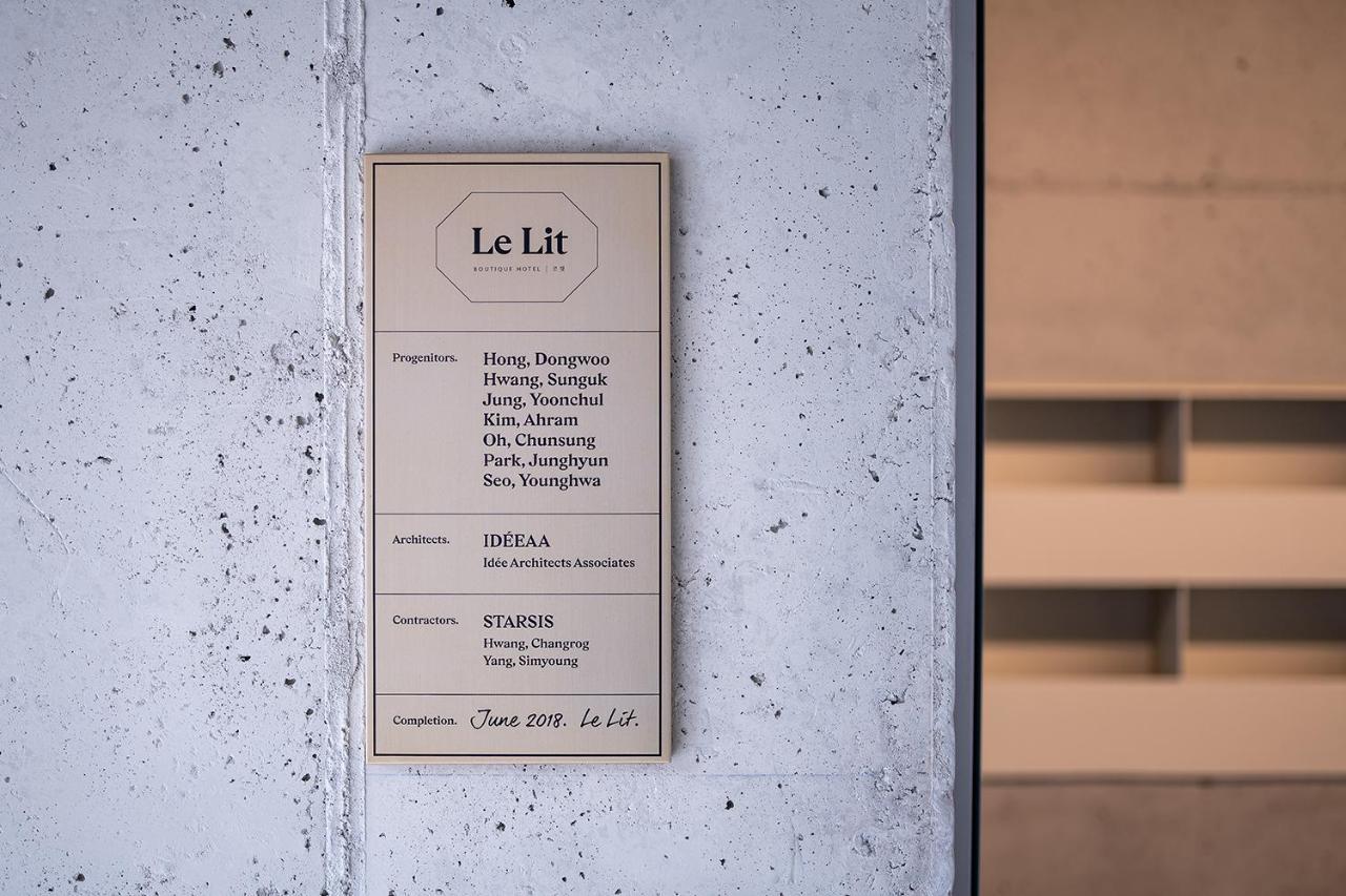 Le Lit Hotel Seoul Exterior photo